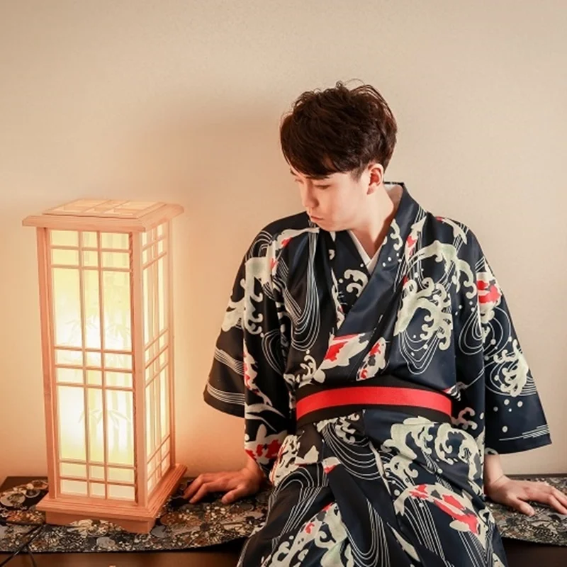 Традиционное японское кимоно Японские Кимоно Костюм самурая Japanese Cosplay Online