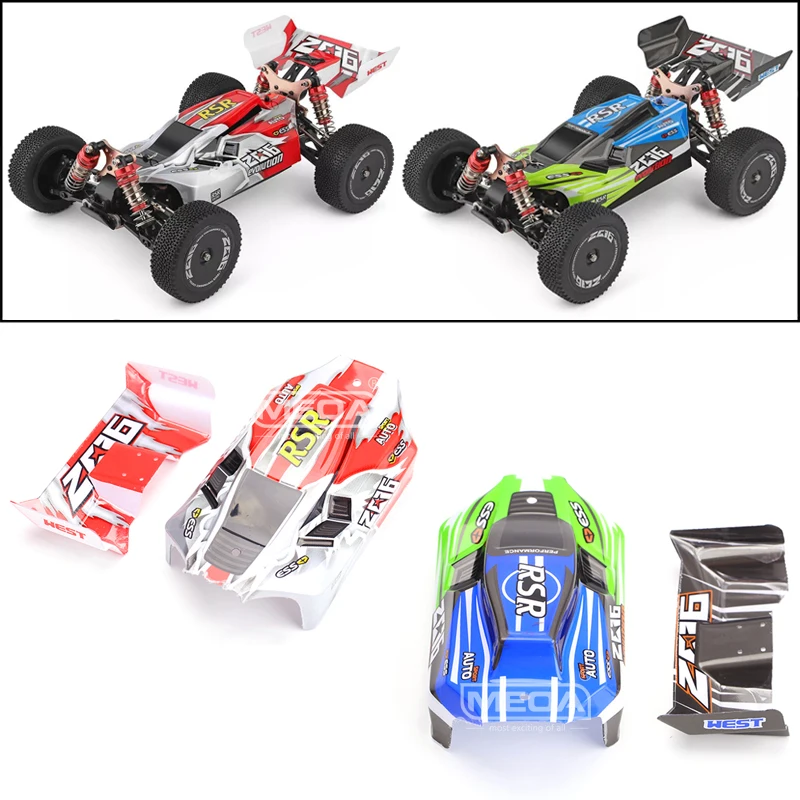 

WLtoys 1/14 RC 4WD Car 144001-1335 Original Spare Parts Red And Green Car Shell Components Assembly