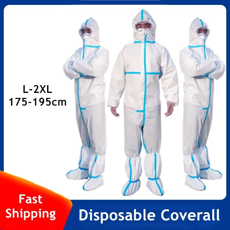 Одноразовая Защитная Одежда защитный комбинезон PP нетканый L 2XL Размер