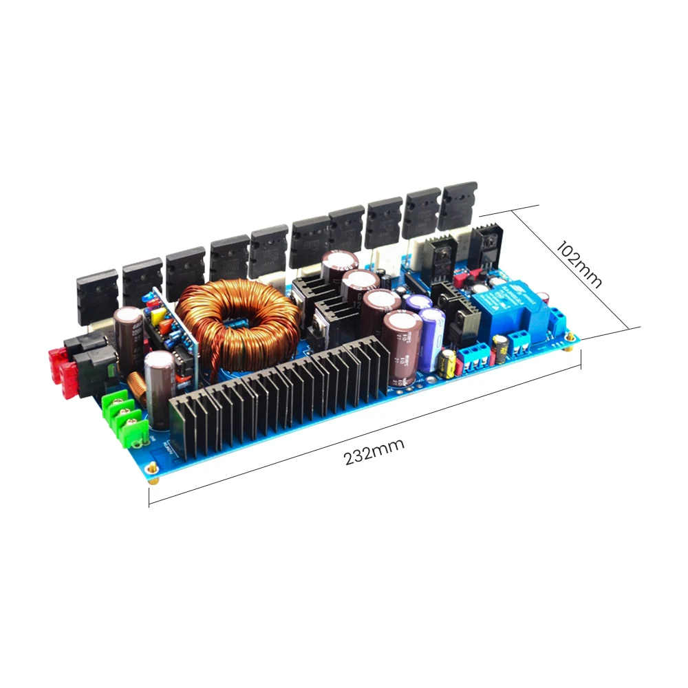 AIYIMA 500W Sound Amplifier Car Audio Board TTA1943 TTC5200 Mono High Power Amplifiers HiFi Amplificador Speaker Home Theater |