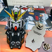 anime gundam rx93 metal badge button brooch pins anime collection medal toy accessories souvenir