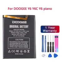 new original battery bat16523200 mtk6750 replacement 3200mah parts battery for doogee y6 y6c y6 piano smart phone