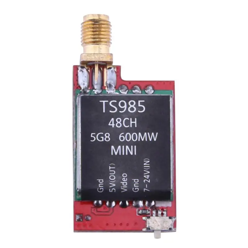 48 каналов TS985 5 8G 600 мВт Беспроводной av-передатчик Мощность регулировка для