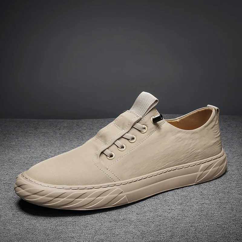 

Men Breathable Canvas Casual Shoes slip on Student Loafers Shoes Recreational summer moccasins Fashion Flat Sneakers Footwear