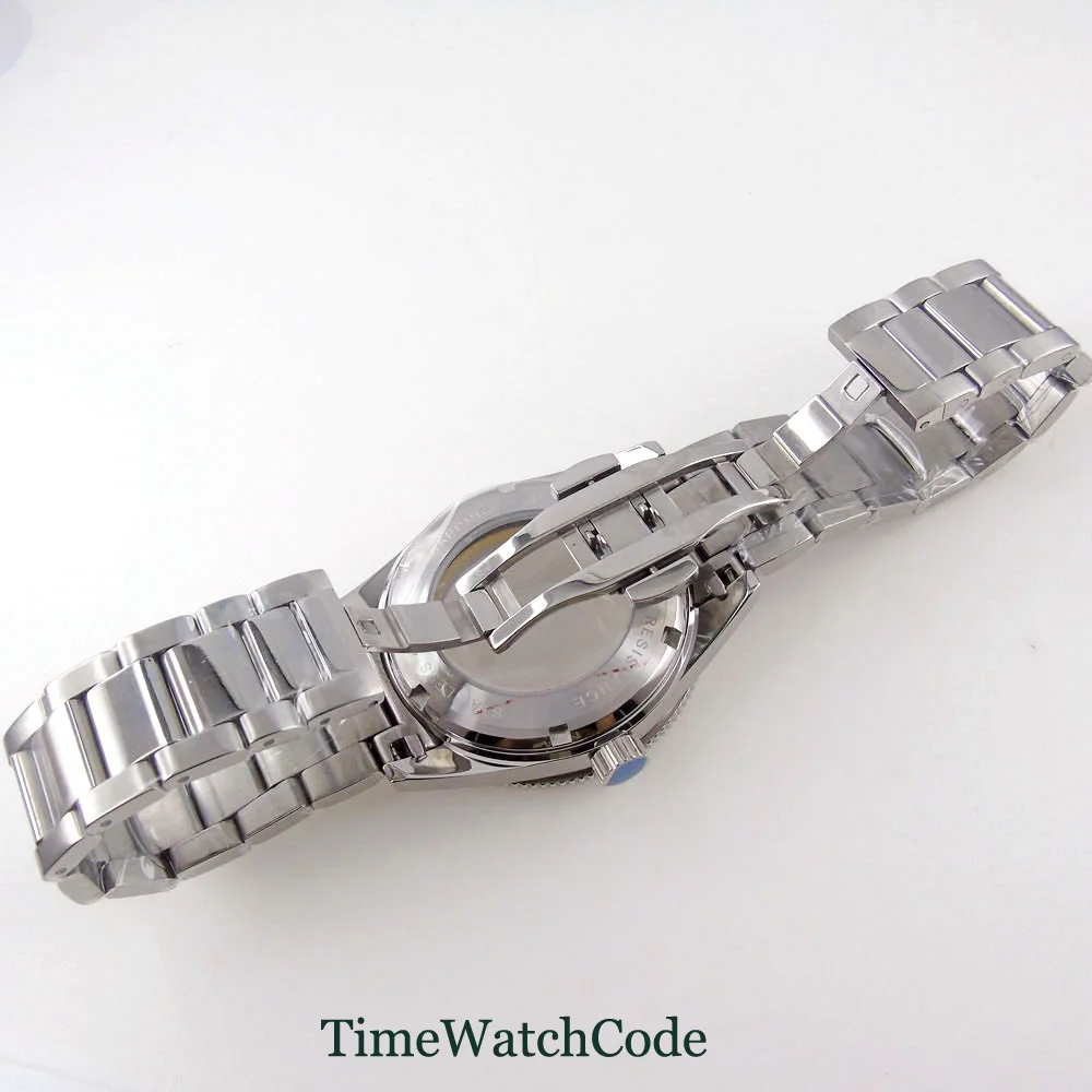 Часовой корпус для мужчин 10BAR 41 мм подходит для NH35 NH36/ST1612/Miyota 8215 821A/DG 2813 /ETA2836 Сапфировый кристалл керамический безель стекло задней крышки.