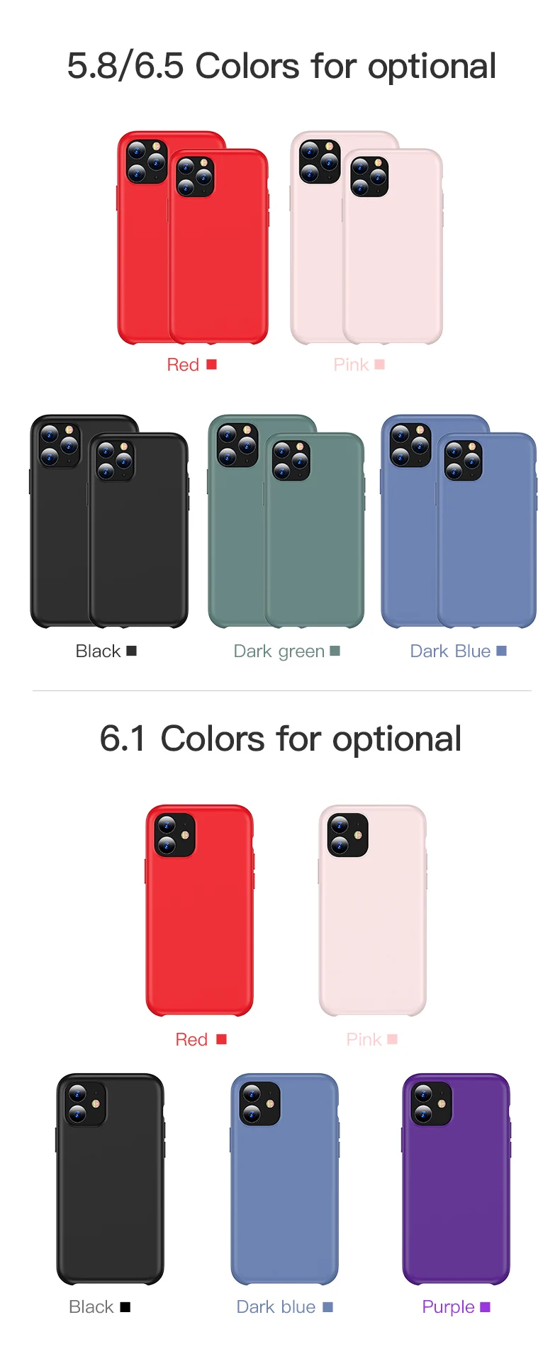 TOTU официальный жидкий силиконовый однотонный чехол для телефона для Iphone 11 11 Pro роскошный яркий чехол для Iphone 11 Pro Max