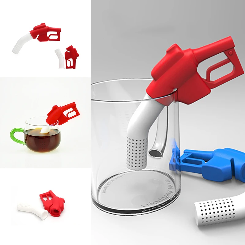 Заправочный пистолет чайный диффузор чайные пакетики пищевой силикон фильтр для