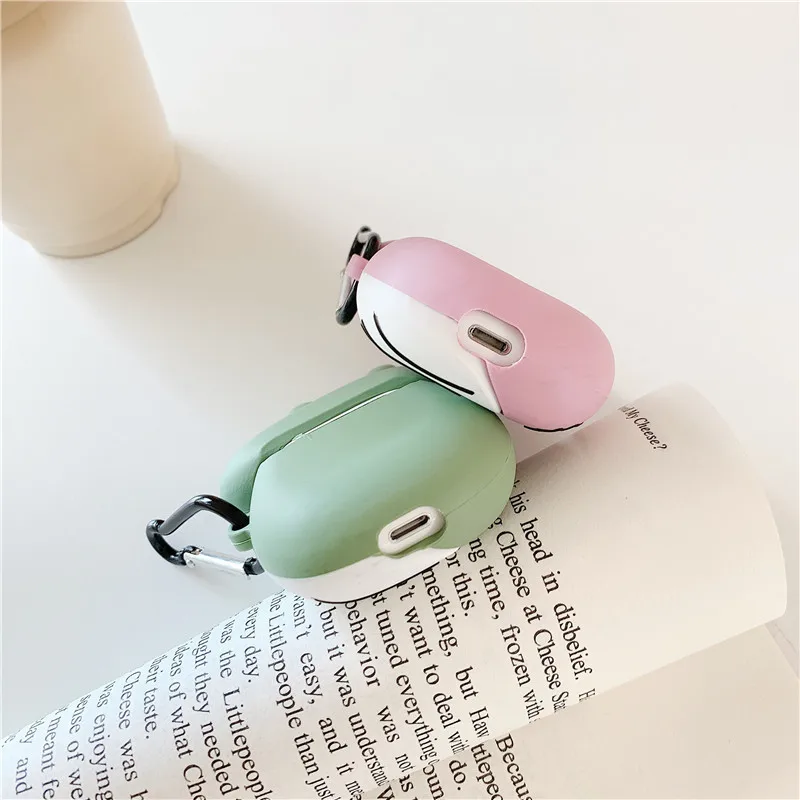 3D милый силиконовый чехол с аллигатором для Airpods2 Bluetooth беспроводной наушников