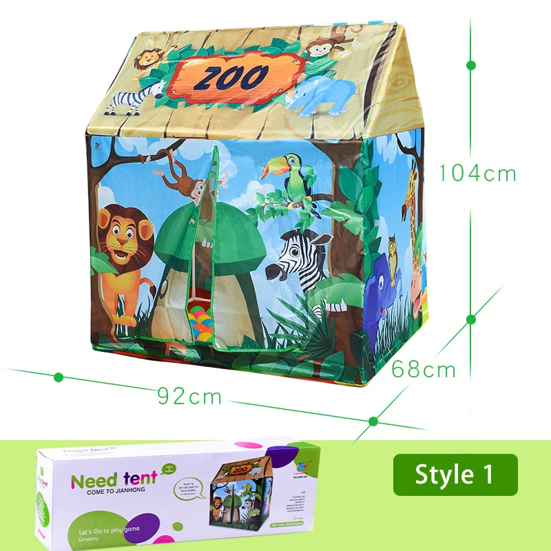 

Children's Play Tent Wigwam House For Children Folding Kids Tents Baby Play House Toys Tent For Kids Girl Ball Pool