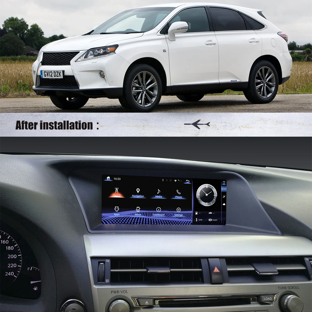 Android 8 1 Автомобильный GPS навигационный мультимедийный плеер для Lexus RX270 RX350 RX450H