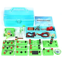 physics labs basic electricity discovery circuit and magnetism experiment learning kits for junior senior high school student