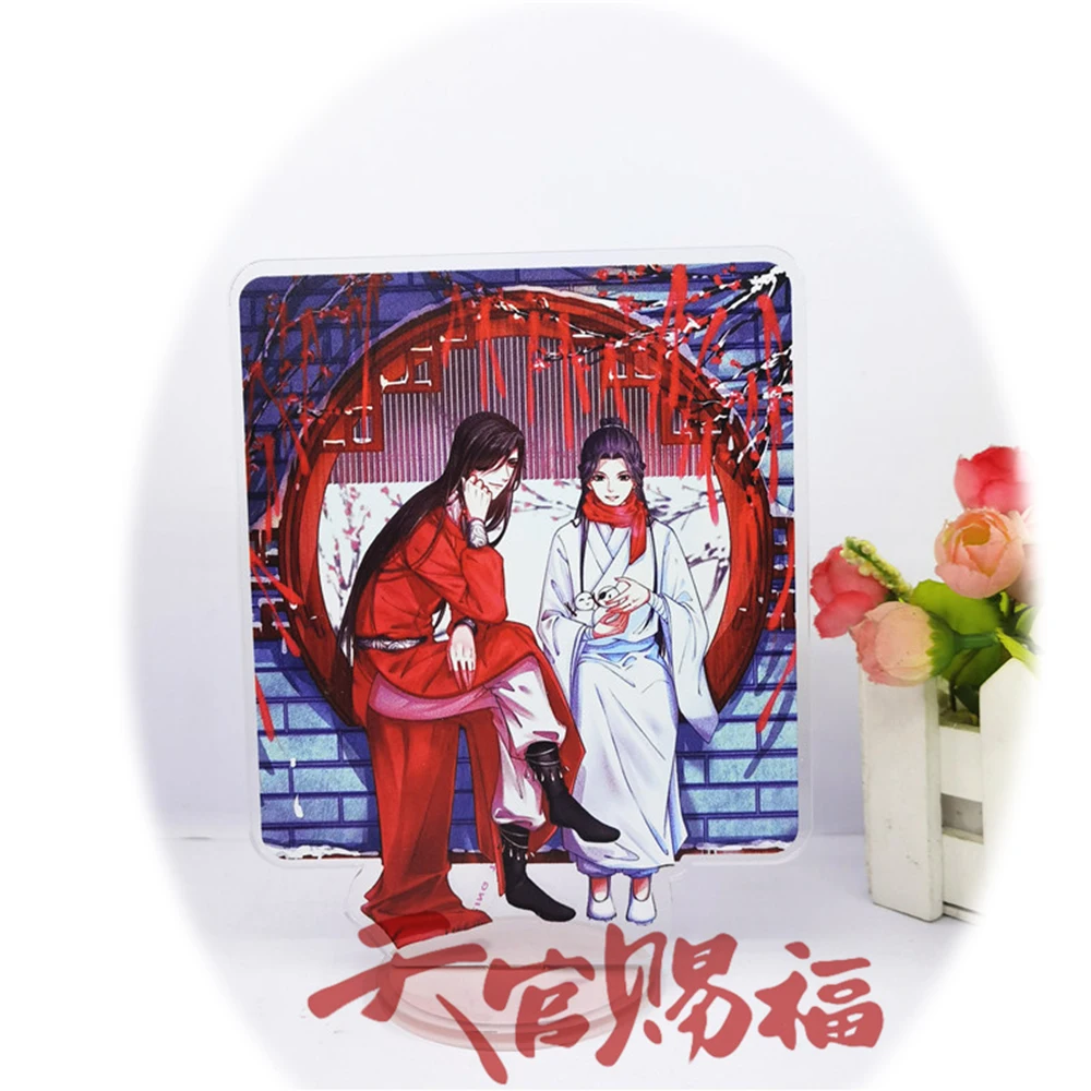 

Аниме стенд небеса официальное благословение акриловая фигурка се Лянь Хуа Чэн зимний фон Kawaii аксессуары для мальчиков и девочек Подарки