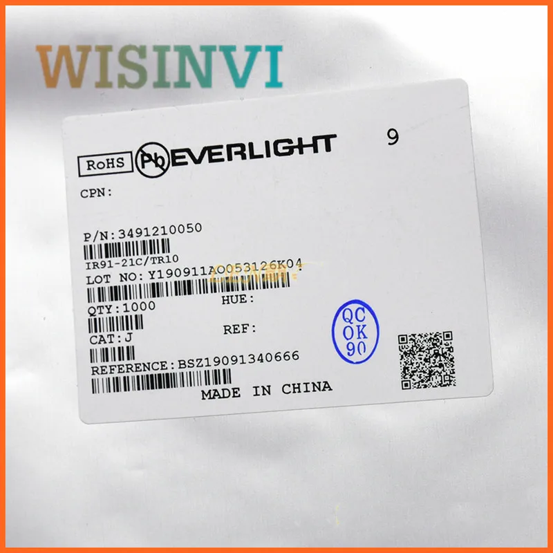10 шт. IR91-21C/TR10 IR91-21C ИЗЛУЧАТЕЛЬ ИК 940NM 65MA SMD | Лампы и освещение