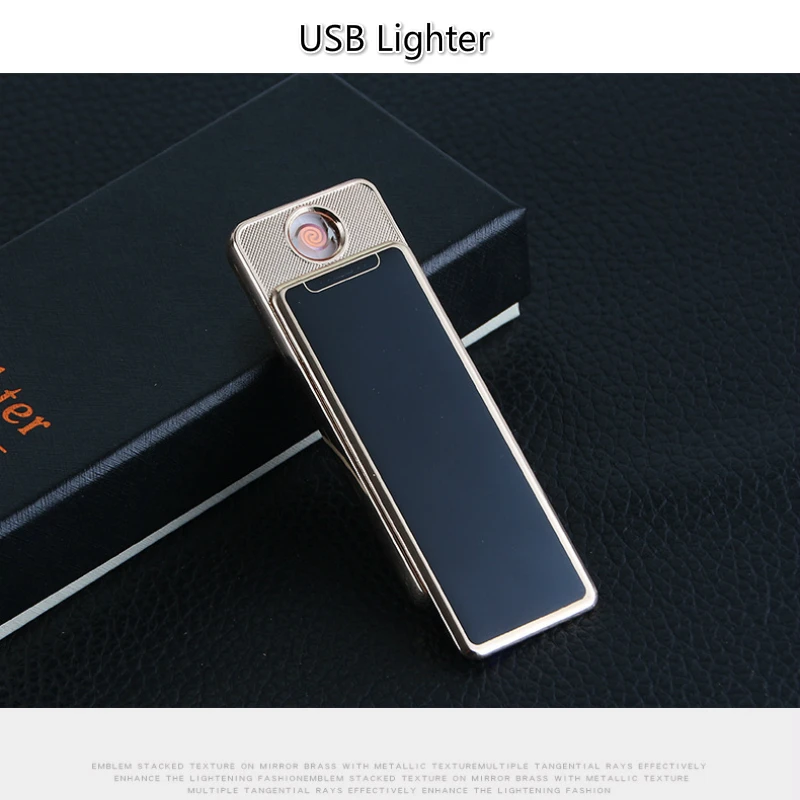 Новые аккумуляторные электрические зажигалки металлические ветрозащитная