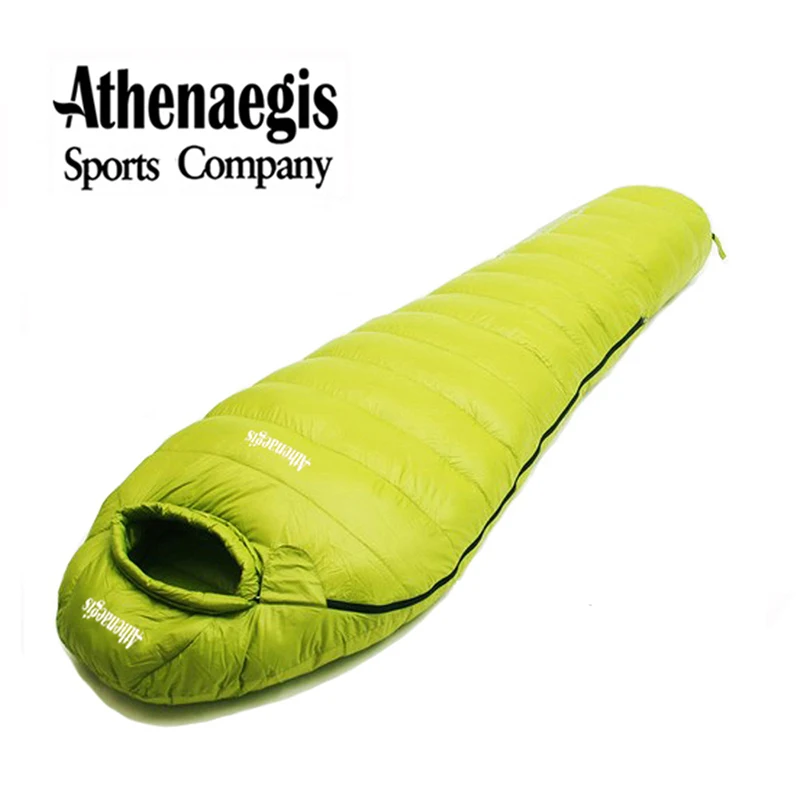 Белый гусиный пух Athenaegis 2500 г удобный зимний спальный мешок для мамы с