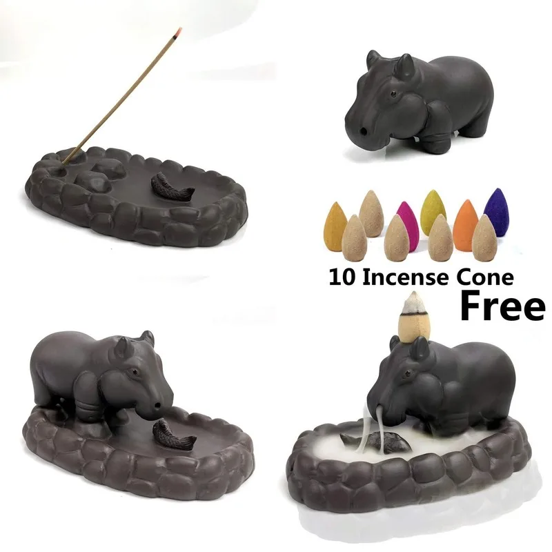 Ладан n Wish Африканский держатель ладана для зоопарка задний поток горелка