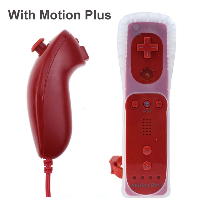 Беспроводной Bluetooth-джойстик 2 в 1 для Nintendo Wii пульт дистанционного управления