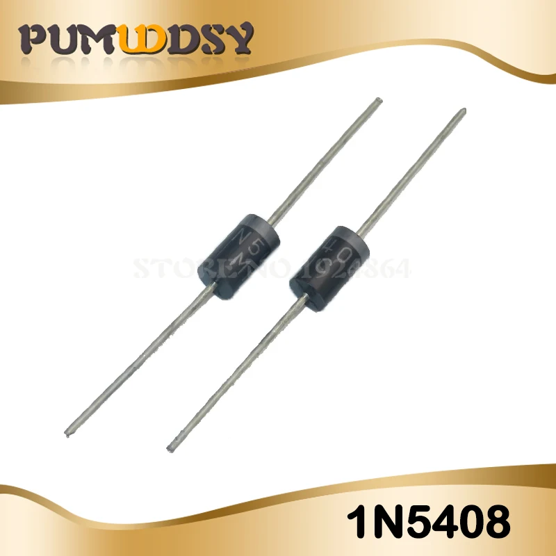 20 штук IN5408 1N5408 3A 1000V DO-27 с выпрямительным диодом