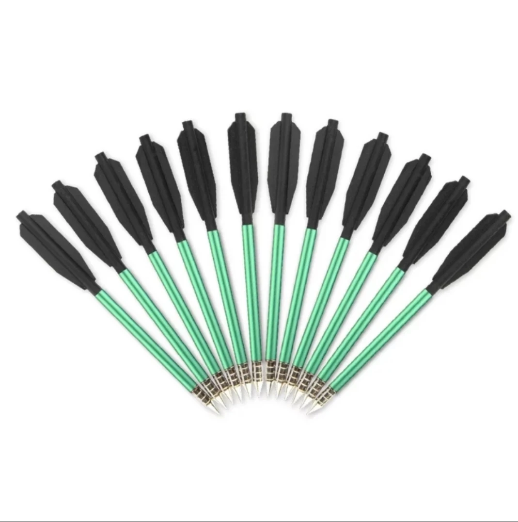 

24pcs 6.2 Inch aluminum arrow, 5 colors, suitable for 50-80 lb bow