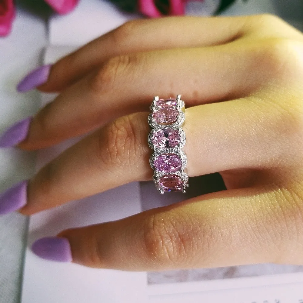 Новые товары обручальное кольцо из настоящего серебра 925 пробы вечность для