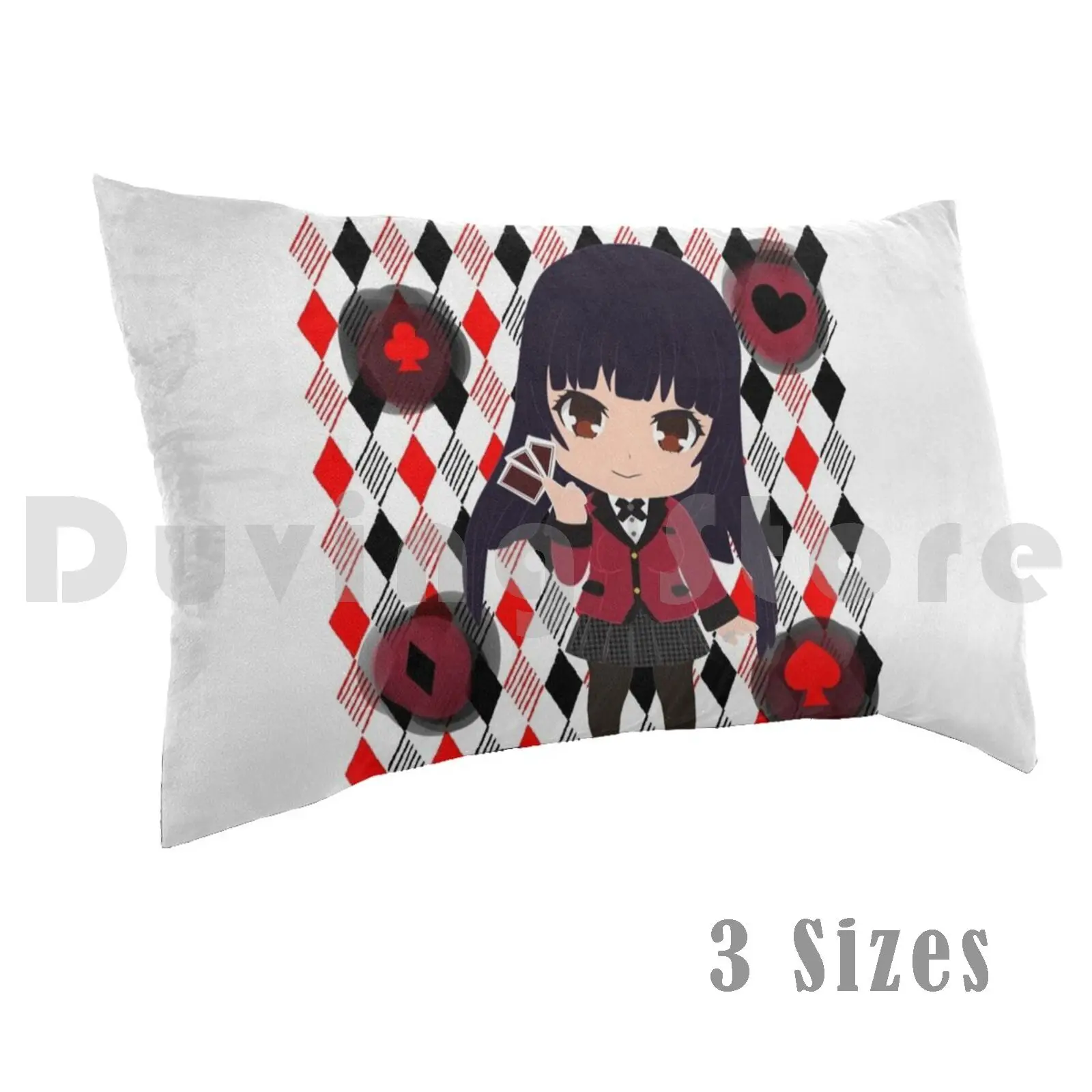 

Чехол с рисунком азартных игр, подушки, 35x50 покерная девушка, Chibi, азартные игры, сердце, бриллианты, клубы, кловеры, школьные лопаты