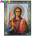 Алмазная вышивка Archangel Michael, полная выкладка, квадратная алмазная живопись, ангел, религия, вышивка крестиком, мозаика, ручное хобби