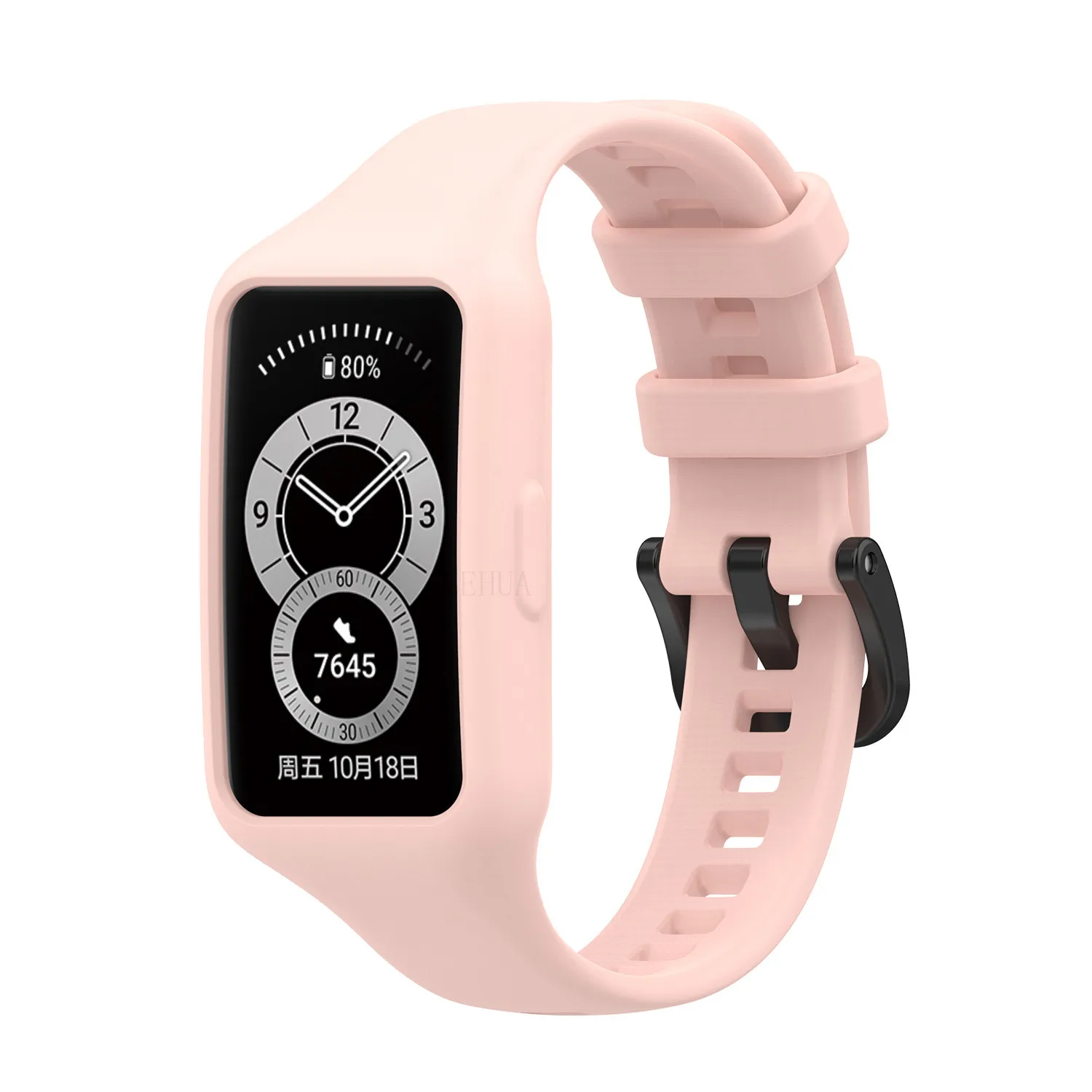 Ремешок для часов Huawei Band 6 / Honor силиконовый сменный спортивный ремешок умных -