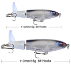 Воблер, 10-37 г, воблер, 10 см, 13 г, набор приманок для ловли топвотер, плавающий карандаш, Поппер твердая наживка, воблер вращающийся хвост