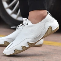2021 new boutique mens shoes mens leather casual small leather shoes business driving pedal peas shoes fashion trend loafers