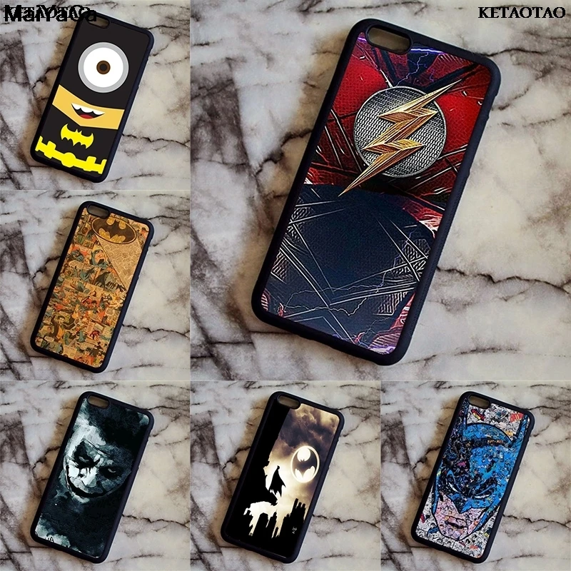 KETAOTAO DC Бэтмена человека молнии из вселенной Marvel для iPhone 4S SE 5C 5S 6 6S 7 8 plus X XR XS MAX