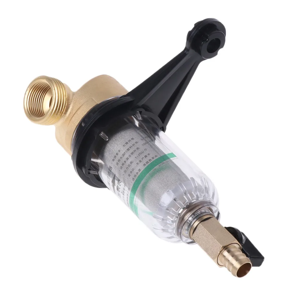 

1 Inch 4 Points Prefilter Stainless Steel Water Purifier Mesh Copper Tap Faucet Kit Whosale&Dropship