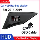 Автомобильный дисплей на лобовом стекле для Mazda 6 Atenza 2014, 2015, 2016, 2017, 2018, 2019, OBD, цифровой спидометр, дисплей OBD2