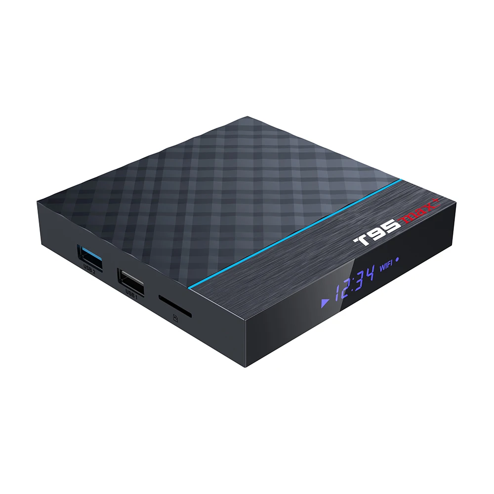 Приставка Смарт-ТВ T95 MAX PLUS Amlogic S905X3 4 + 32/64 ГБ 2 ГГц Android 9 0 | Электроника