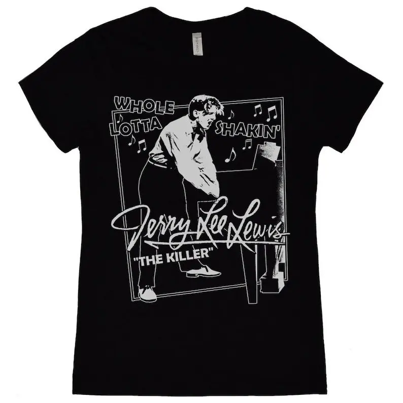 

Jerry Lee Lewis Whole Lotta Shakin Women's T-Shirt Oversized T-shirt For Men
