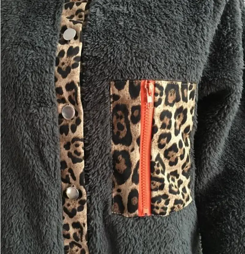 2023 Winter Women Warm Clothes Ladies Soild Sweatshirt Loose Zipper Long Sleeve Pocket Patchwork Hoodie Stitching Plush Jacket