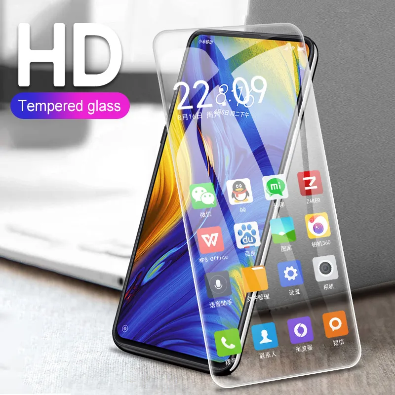 Защитное стекло 9H 2.5D для Xiaomi mi mix 3 закаленное mix3 Защитная пленка 5G|Защитные стёкла