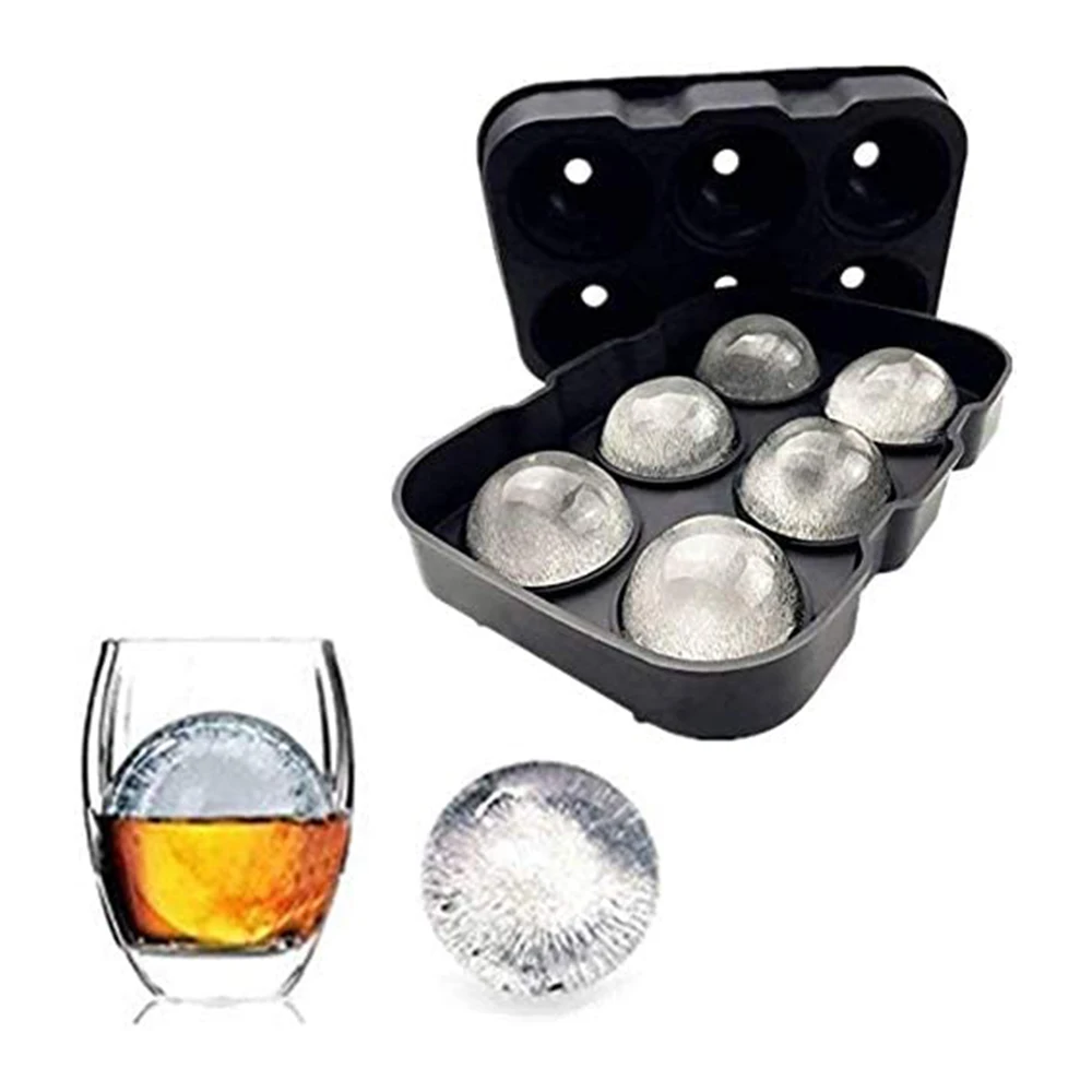 

Silicone Ice Cube Trays Combo Round Ice Ball Spheres Ice Cube Tray Mold