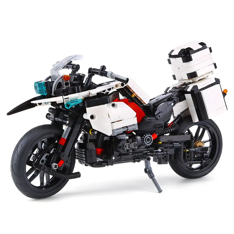 Technic MOC R 1200 GS Patrol мотоцикл строительные блоки наборы кирпичи классическая модель