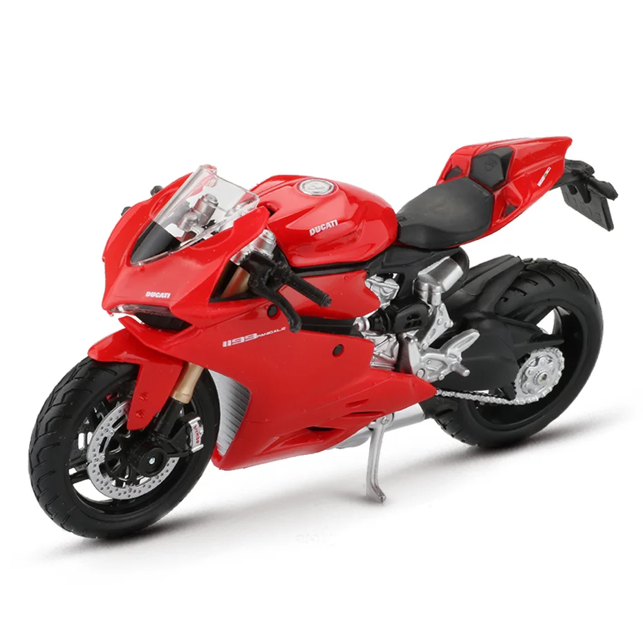 1199 PANIGALE Maisto 1:18 сплав модель мотоцикла Игрушка внедорожные модели гоночных автомобилей Африка Твин H2R 690 Duke мотоциклы игрушки для детей - Цвет: 1199 PANIGALE