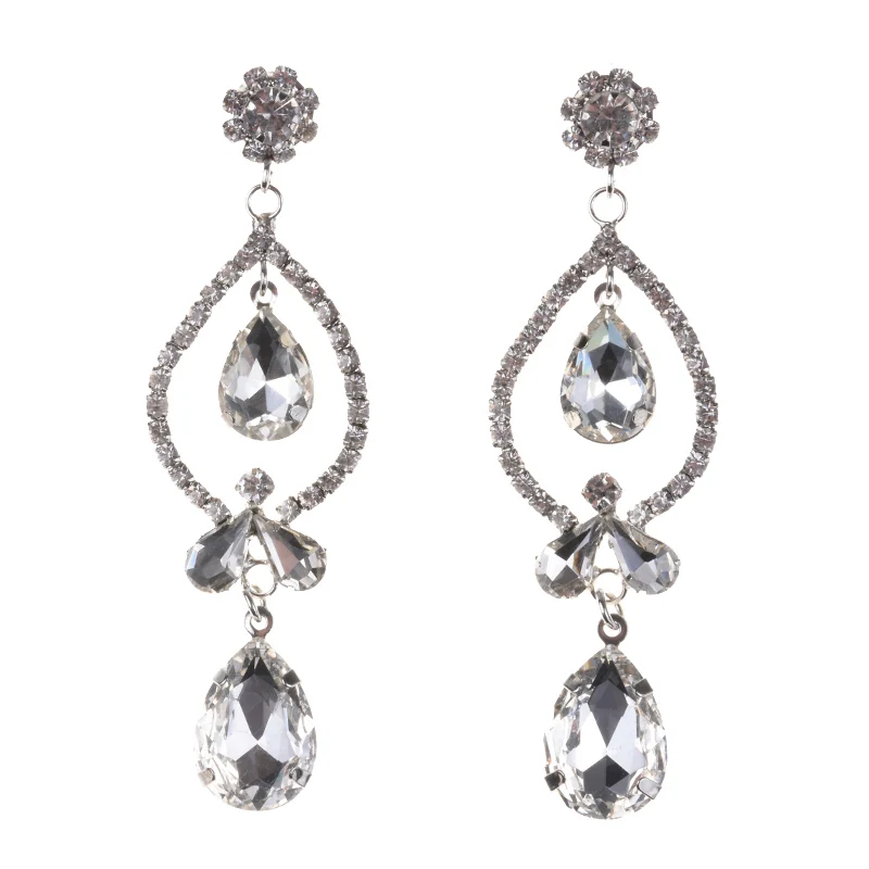 Популярные висячие серьги PPG & PGG блестящие стеклянные бусины AB недорогие модные