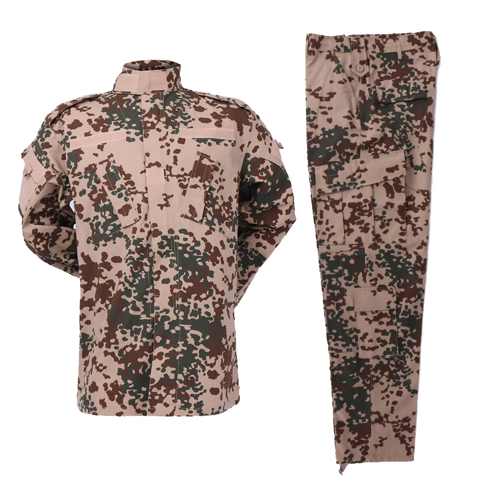 

War 2 Two German Woodland Uniforrm Desert Army Camouflage Combat Uniform Tactical Military Suits