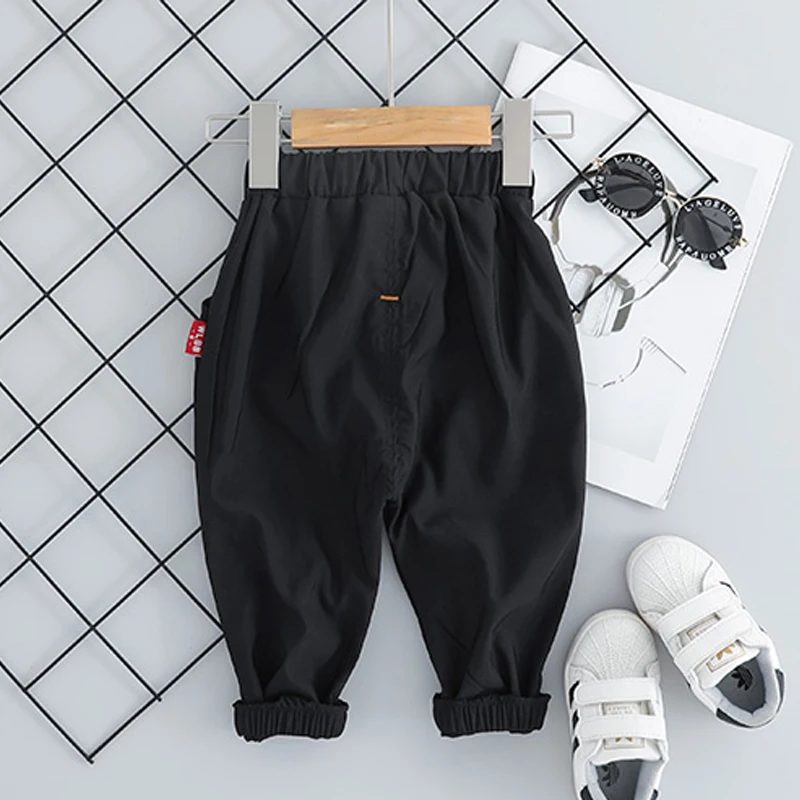 Комплект одежды в полоску с капюшоном для маленьких мальчиков и девочек