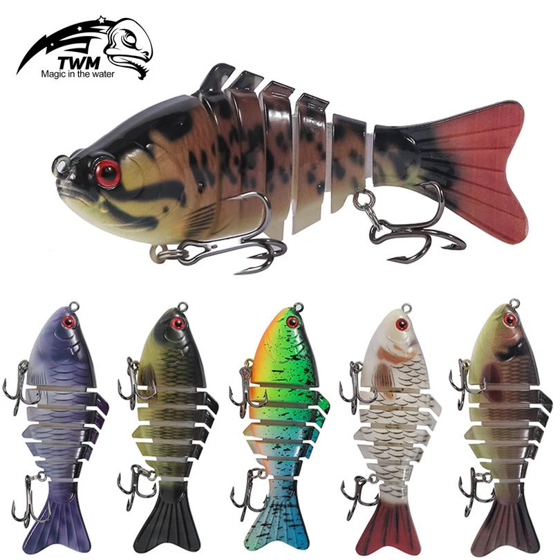 

TWM Sinking Wobblers for Pike 10cm 15.7G Swimbait Jointed Lures for Fishing Artificial Bait Hard Crankbaits Fishing Lure Tackle