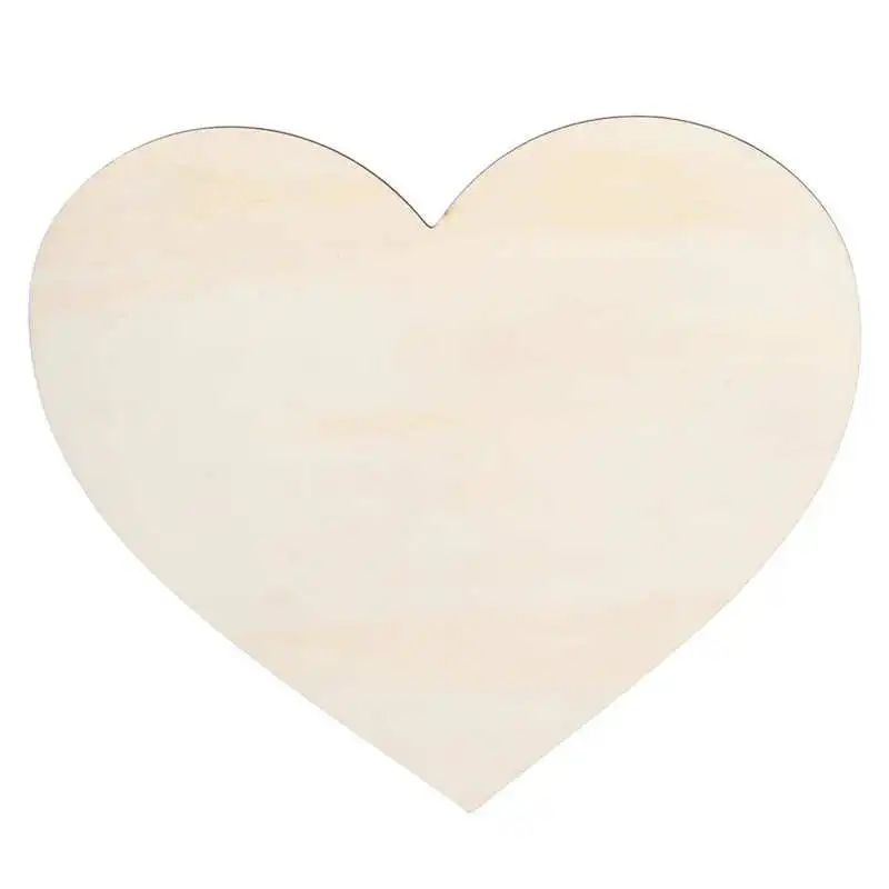 Деревянное сердце любовь деревянное легкий вес Тополь для детей молодых людей DIY