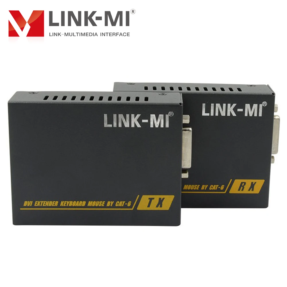 Фото Адаптер-удлинитель UTP, 60 м, DVI KVM, кабель CAT6, поддержка USB Keboard Mouse 3D 1080P EDID, подходит для многих дисплеев №3