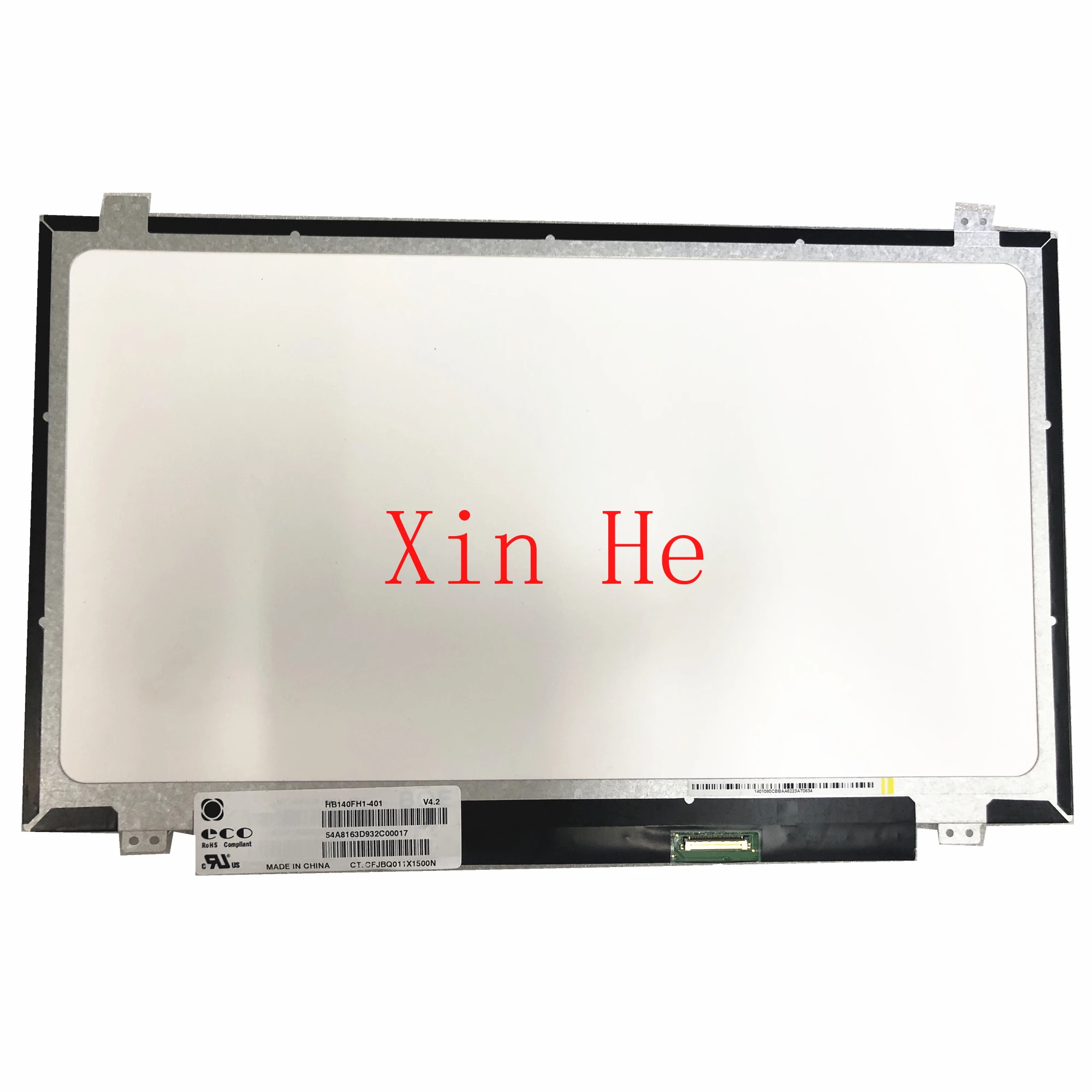 

HB140FH1-401 HB140FH1 401 301 N140HGE-EA1 N140HGE-EAA N140HGE-EBA B140HTN01.C B140HTN01.B Laptop LCD Screen 1920*1080 EDP 30Pins
