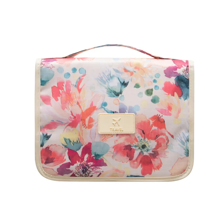 

New Practical Printed Travel Wash Bag Traveling Multifunction Folding Wash Bag Portable Cosmetic Bag