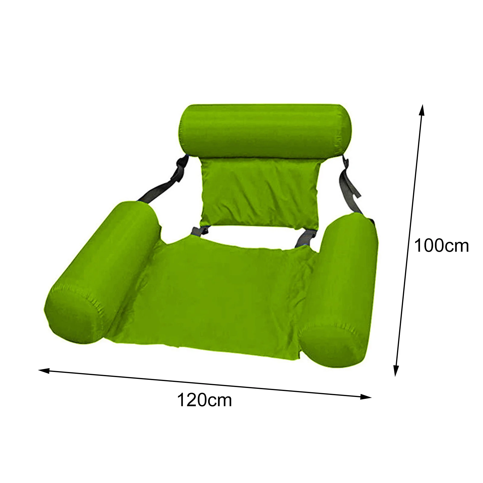 

Summer Floating Water Hammock Float Lounger PVC Inflatable Adjustable Foldable Floating Row Air Mattresses Bed Beach Water Sport