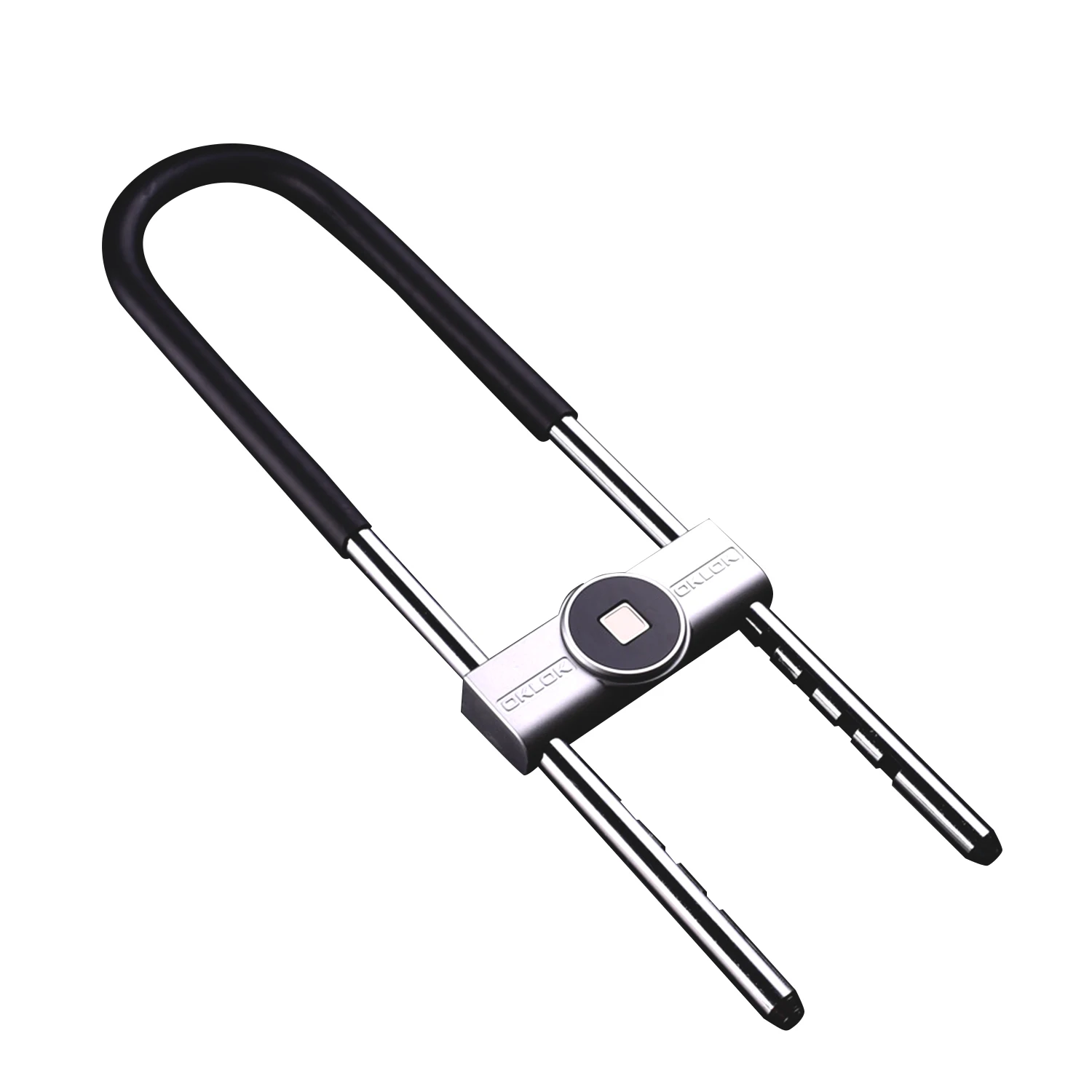 Замок для велосипеда U-образный со сканером отпечатков пальцев интеллектуальный