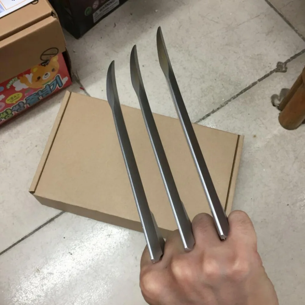 X-men Wolverines Logan 1:1 Косплей лезвие когти Росомахи Опора лапа супер герой оружие Модель Коллекция 25 см